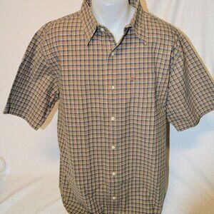 Mens Ralph Lauren Polo Jeans Co Short Sleeve Plaid Size: L